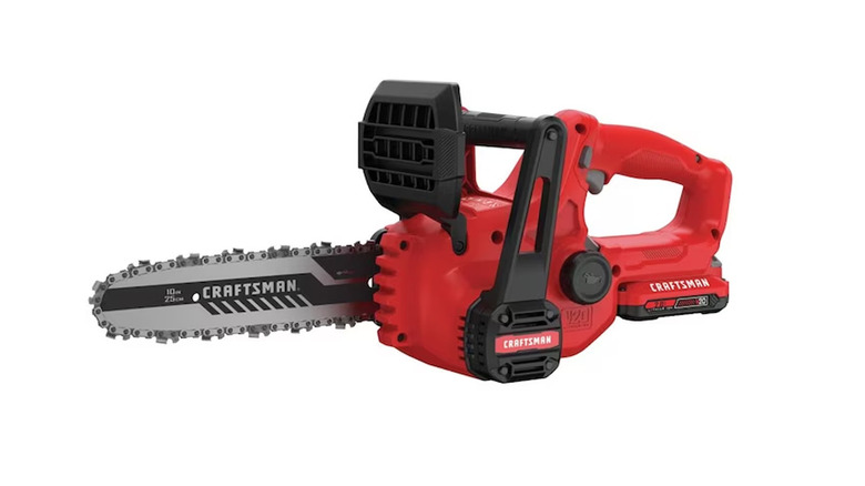 red craftsman chainsaw