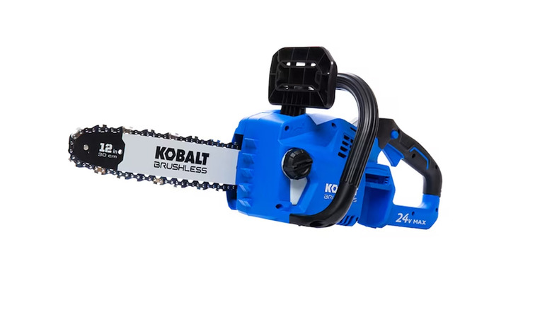 blue kobalt chainsaw