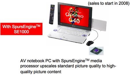 Toshiba SpursEngine SE1000 laptop