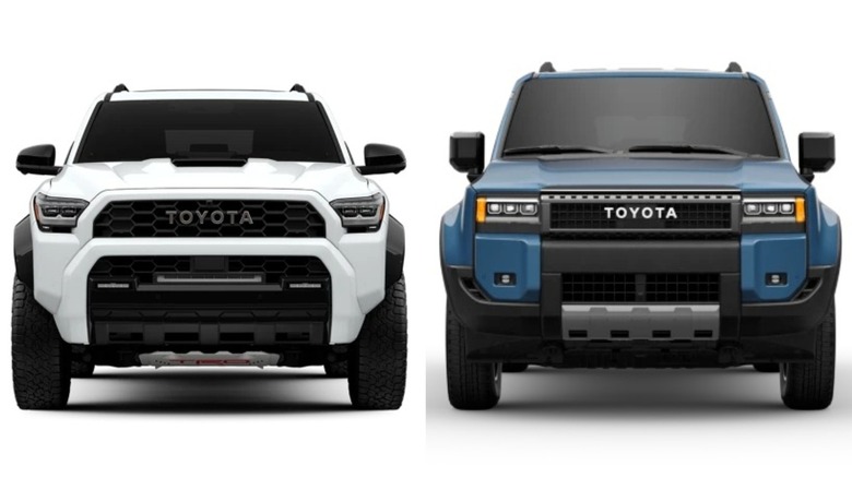 Split Image: 2025 Toyota 4Runner And 2025 Toyota Land Cruiser