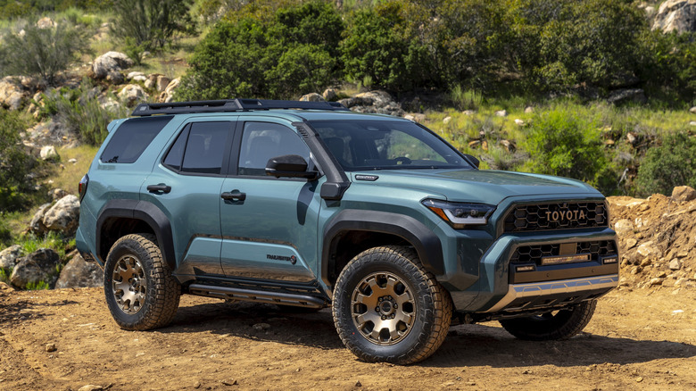 Blue 2025 Toyota 4Runner parked