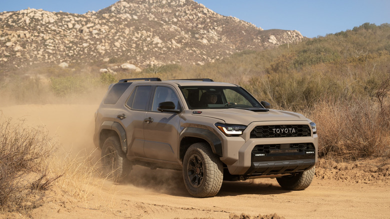2025 Toyota 4Runner in dirt