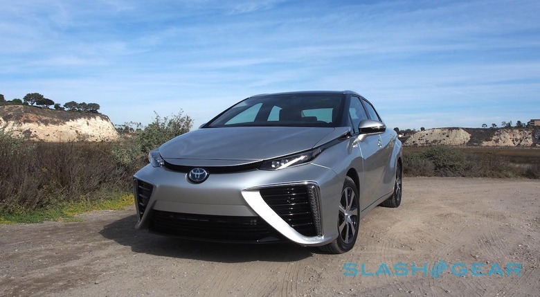 2016 Toyota Mirai fuel-cell car