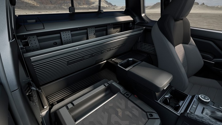 Collapsing seats in a Toyota Tacoma 2024