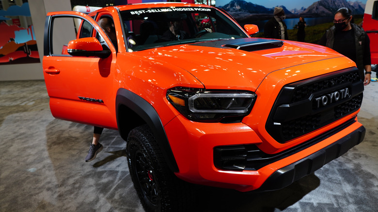 Toyota Tacoma doors opening
