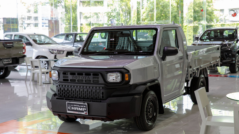 Silver Toyota Hilux Champ