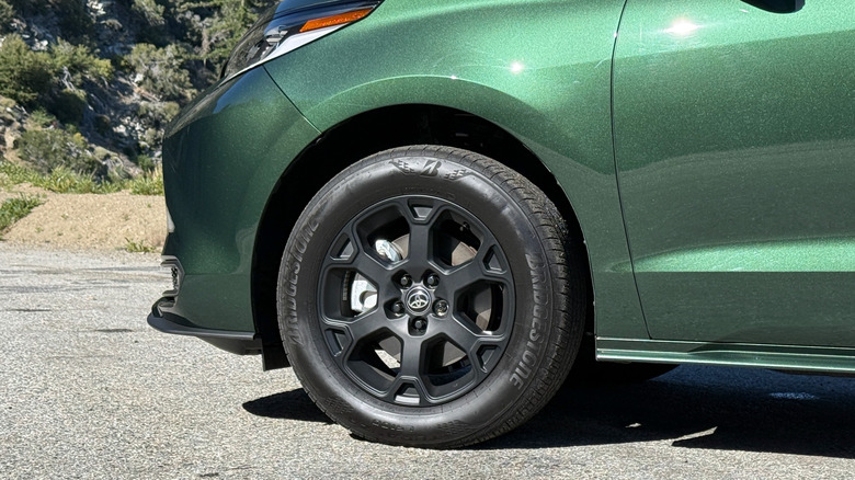 2026 Toyota Sienna Woodland Edition front wheel