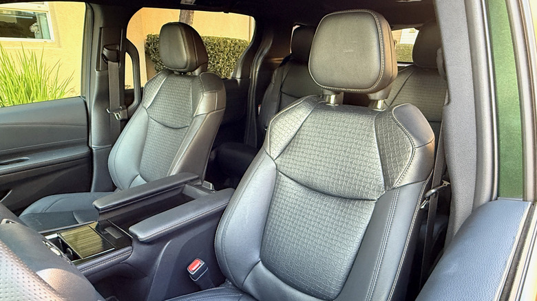 2026 Toyota Sienna Woodland Edition front seats