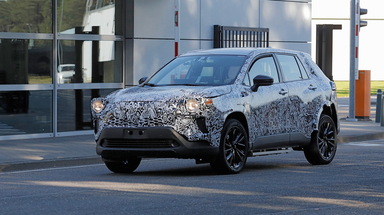 New small Toyota EV SUV caught testing