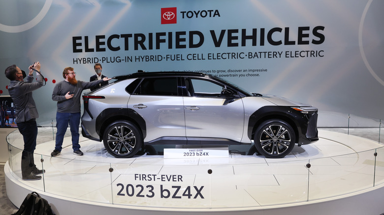 Toyota bz4x display 