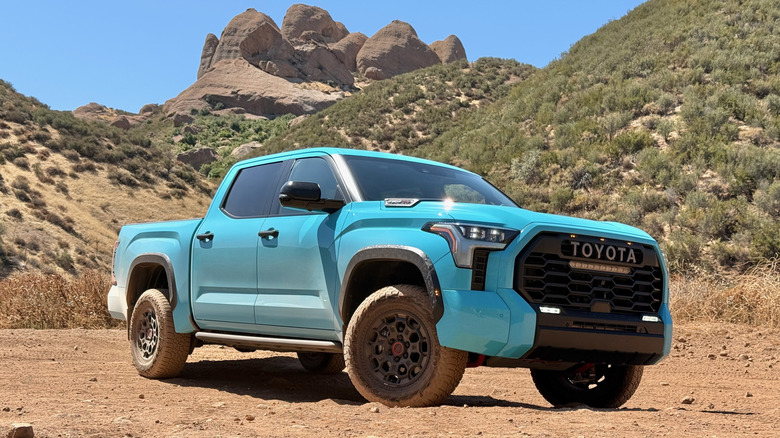 2026 Toyota Tundra TRD Pro parked in an OHV area
