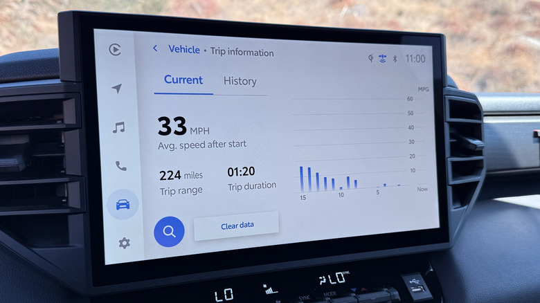 2026 Toyota Tundra TRD Pro center touchscreen