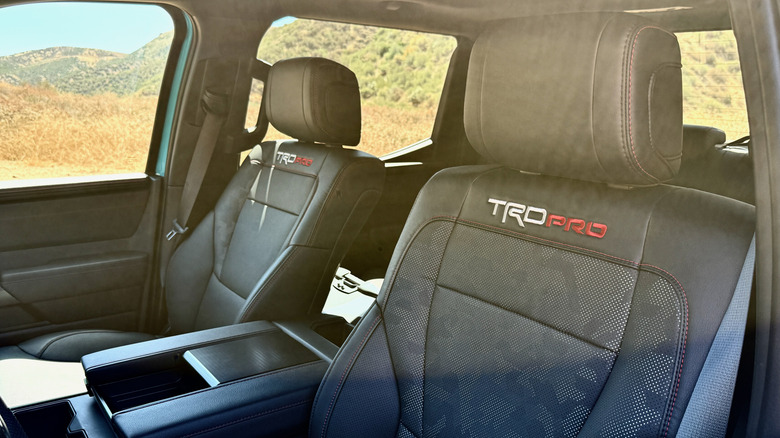 2026 Toyota Tundra TRD Pro front seats