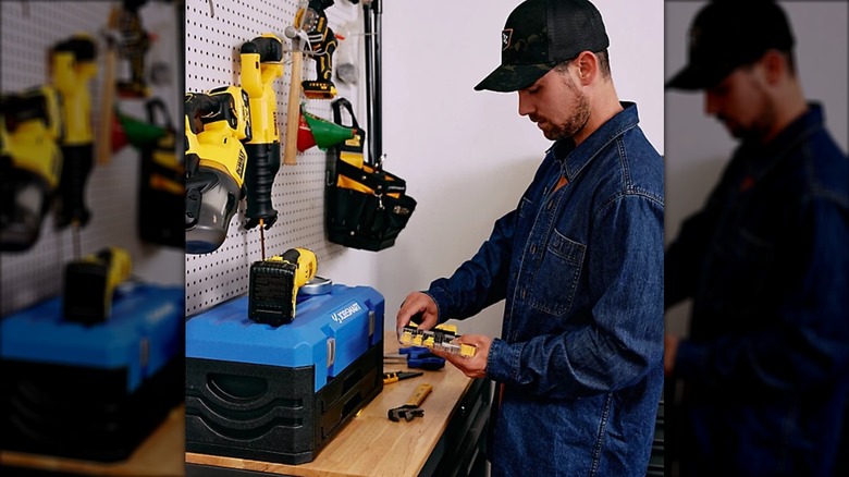 JobSmart Mechanic's Tool Set box on a worktop.