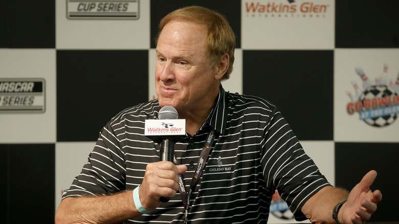 Rusty Wallace at a panel