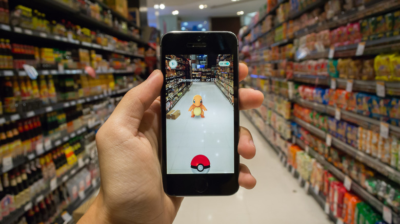 Pokemon Go game in store