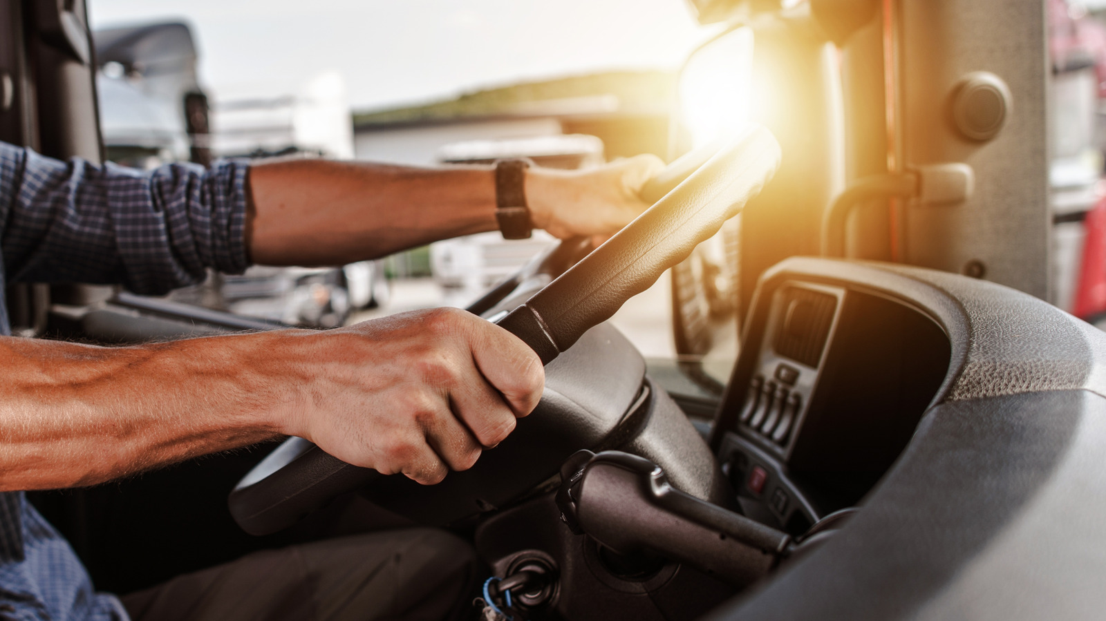 Truck Driver Quickly Discovers That Duct Taped Mirrors & Windows Aren't Up To Code