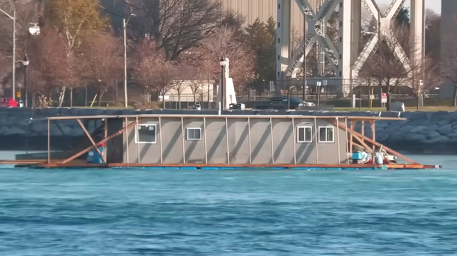 Turns Out Sailing A Homemade Houseboat On The Great Lakes Isn't A Great Idea