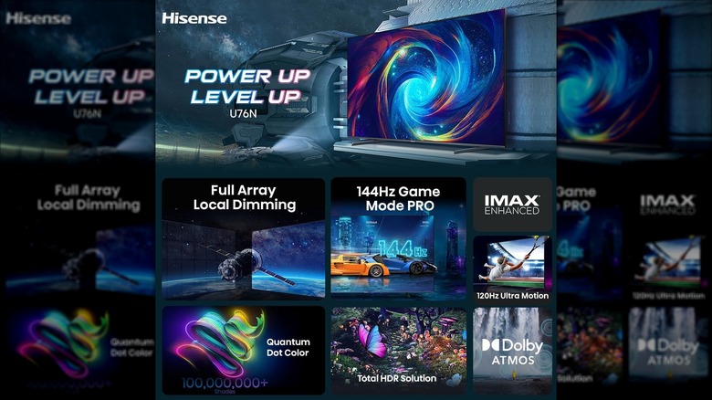 Hisense U7 promotional slide