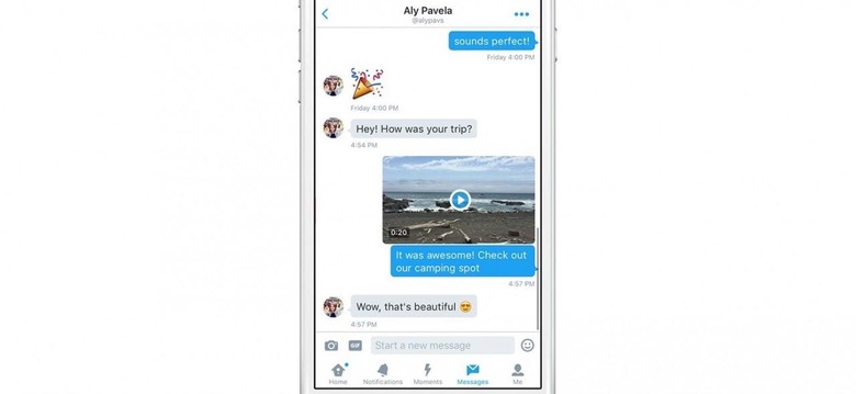 Twitter brings video sharing to Direct Messages
