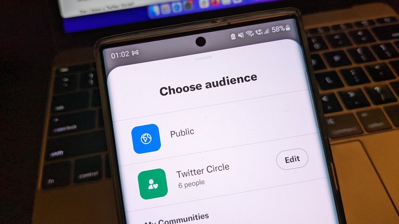 Twitter Circles Android smartphone