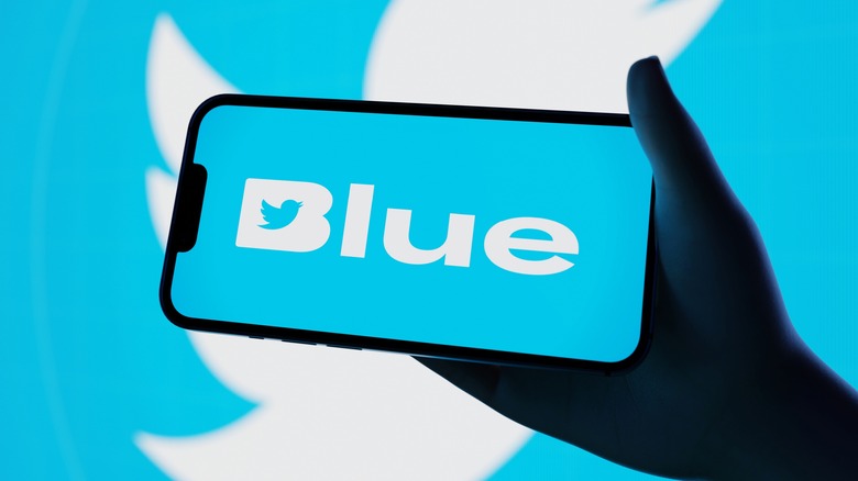 Twitter blue logo