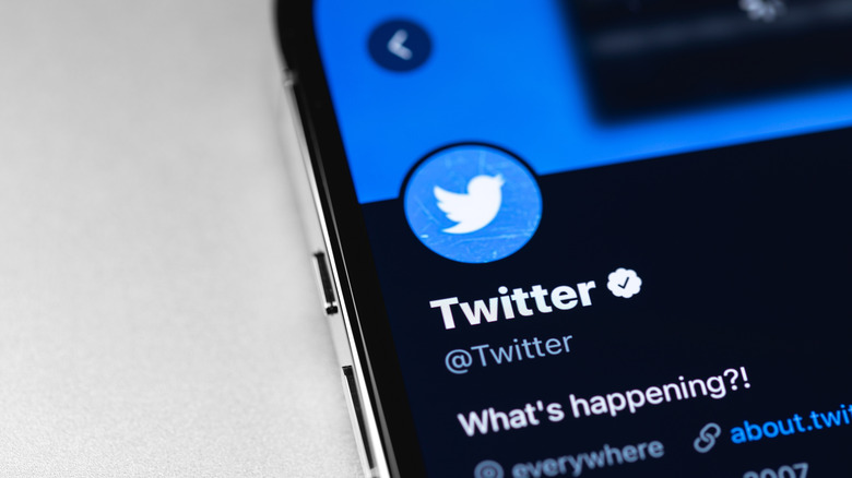 Twitter verified badge account
