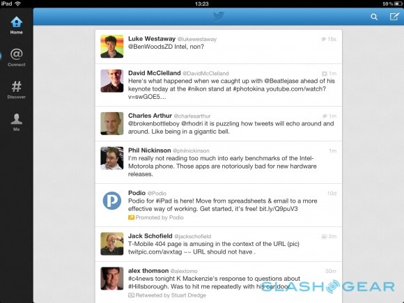Twitter For iPad V5.0 Gets Big (And Not Quite Perfect) UI Refresh