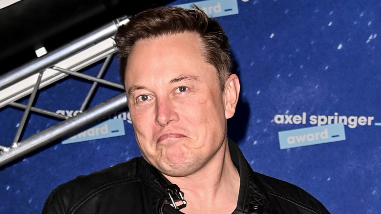 Musk looking smug