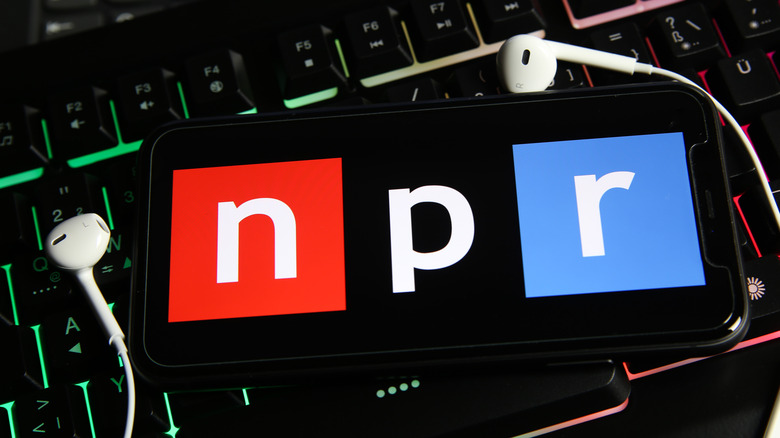 NPR logo smartphone