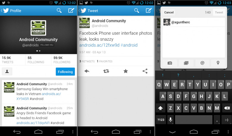 Twitter releases updates for iPhone, Android, and mobile web