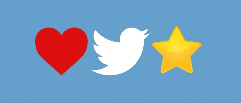 Twitter replaces stars with hearts, Favs are now Likes