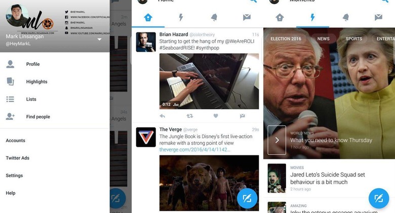 Twitter's Android app is testing a new design