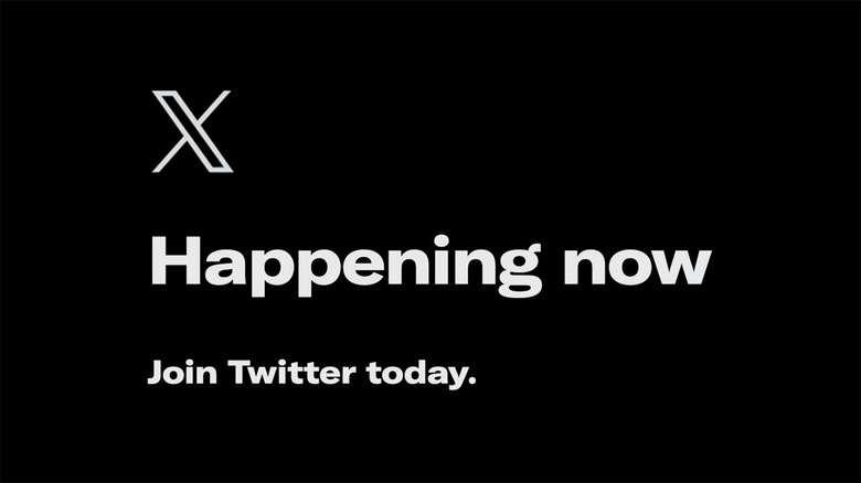 new Twitter X logo