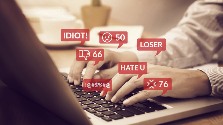 Trolling on the internet
