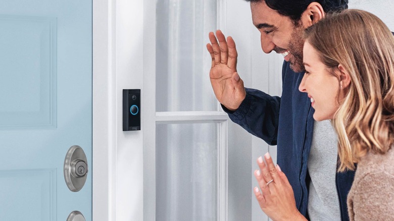 The wired Ring doorbell