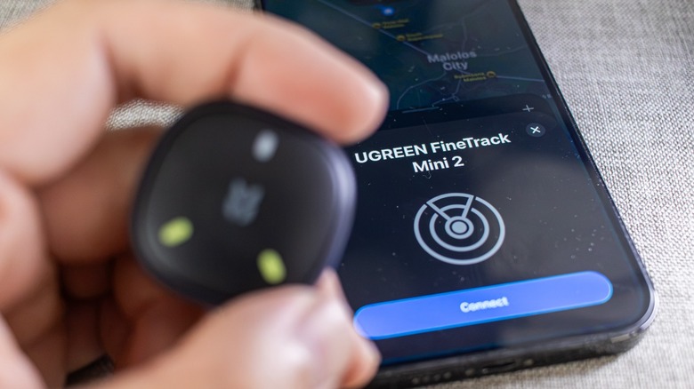 connecting the Ugreen FineTrack Mini 2 to Find My
