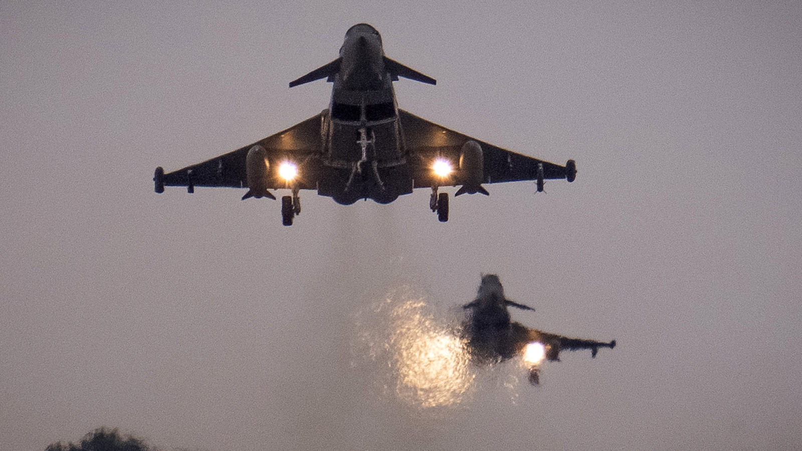 UK Deploys RAF Typhoon Fighter Jets To Defend Poland From Russian Drones