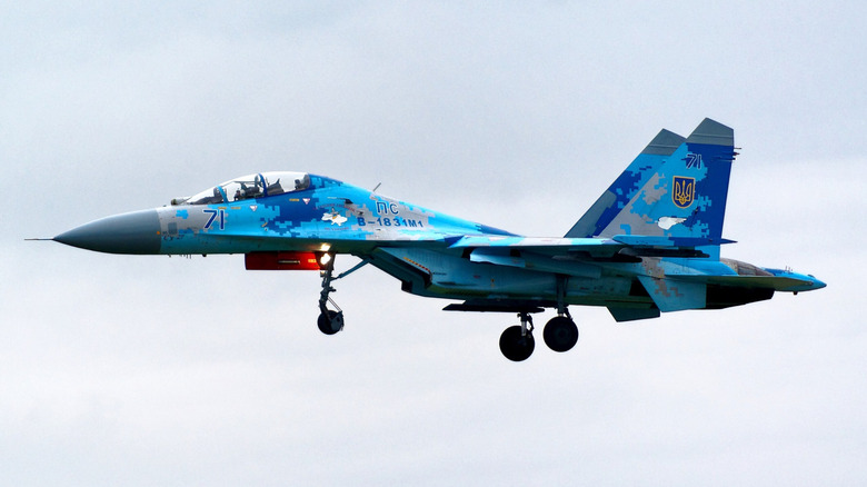 Sukhoi Su-27 In Flight.