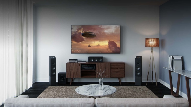 A Dolby speaker setup