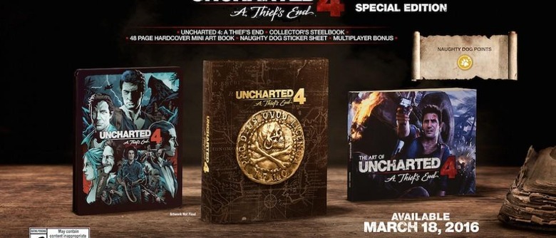 Uncharted 4 hits PS4 on March 18, 2016