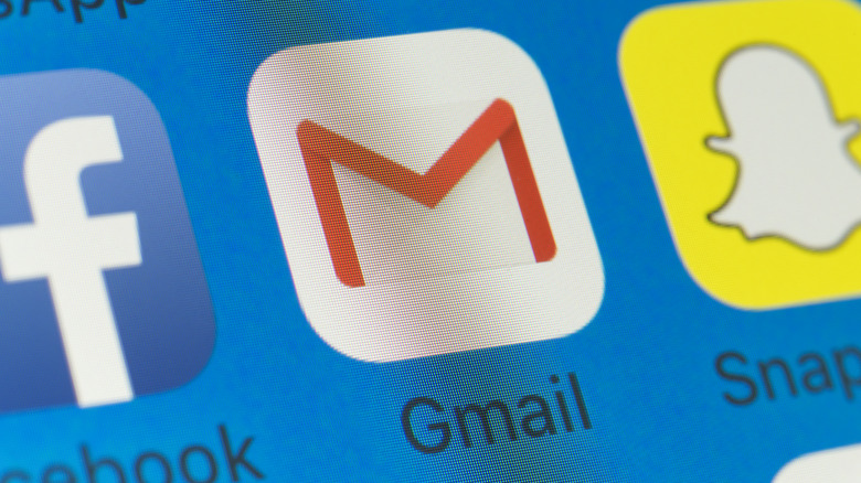 gmail icon on phone
