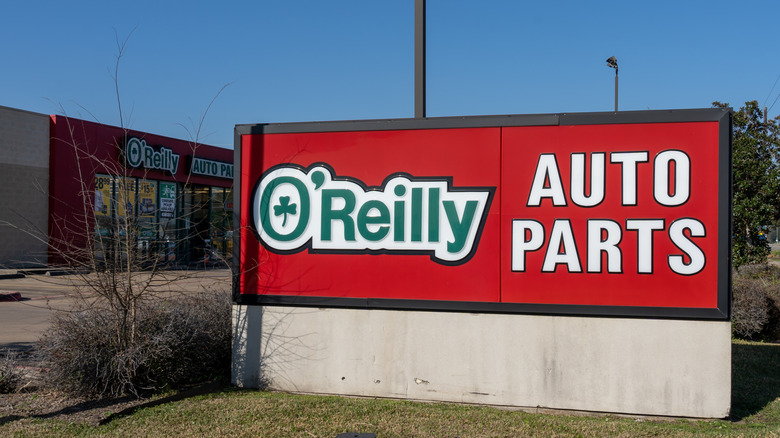 O'Reilly Auto Parts street sign