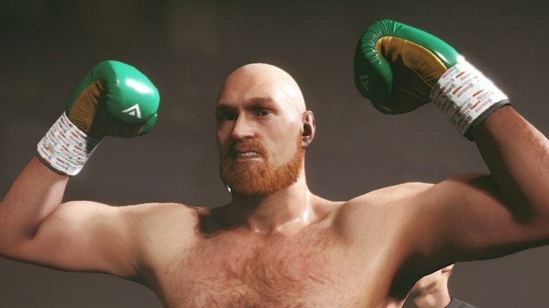 Tyson Fury Victory Pose