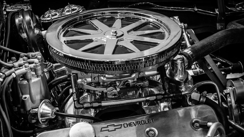 Vintage Chevy engine