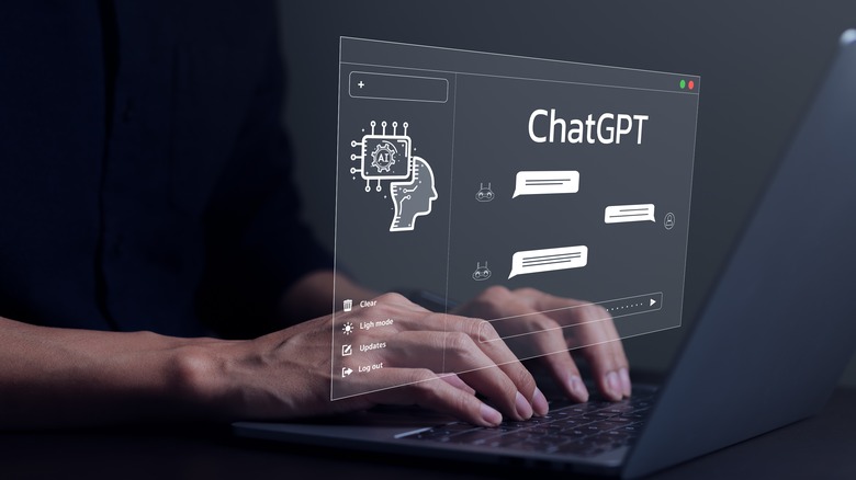 Person Using ChatGPT