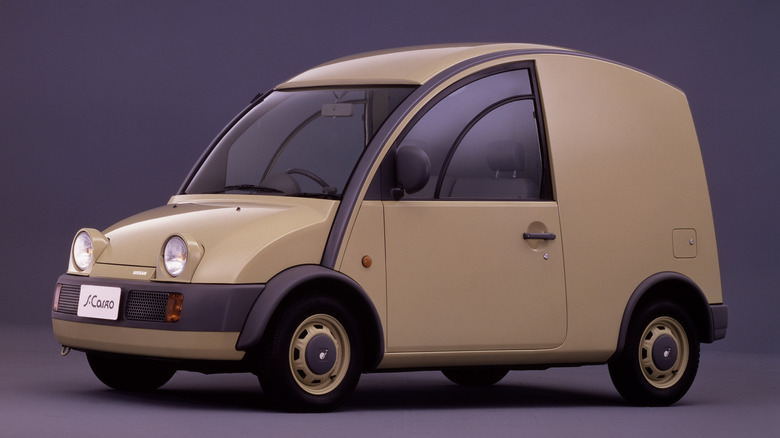 Nissan S-Cargo in olive colorway