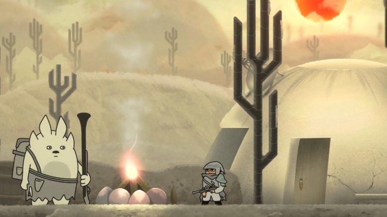 One of the overworld areas in Last Vanguard