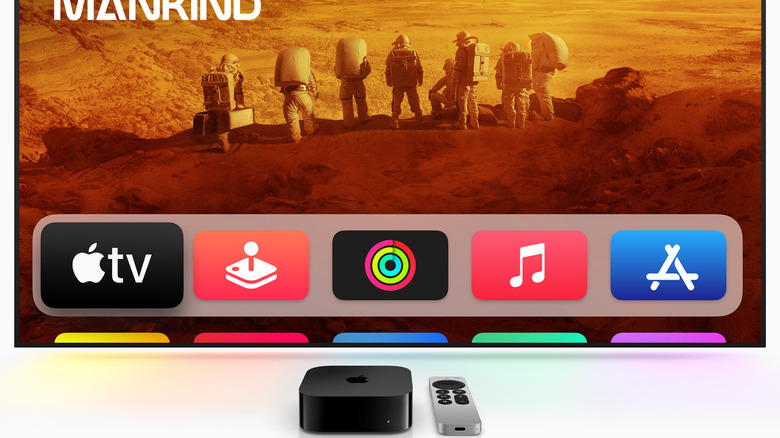 Apple TV with display