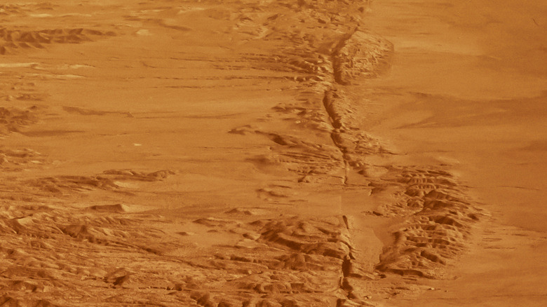 An area of the San Andreas Fault system.